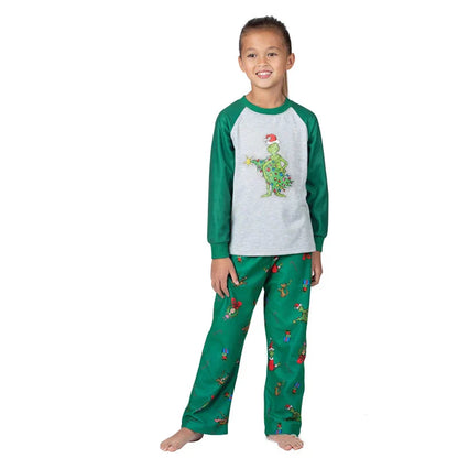 Naughty Grinch Family Matching Christmas Pyjamas