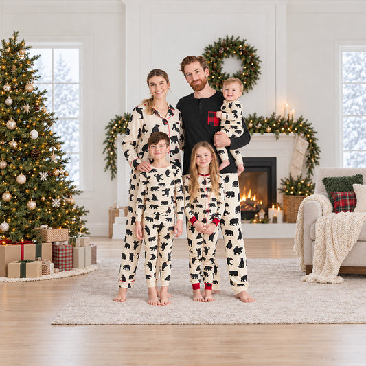 Dancing Bear matching family Christmas pyjamas – Jingle Wear photo 1