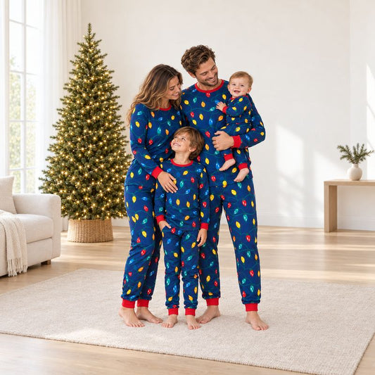Lights Matching Family matching Christmas pyjamas – Jingle Wear image 1