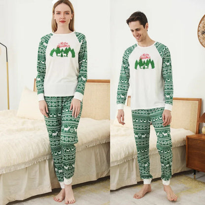 Merry Christmas In The Jungle Christmas Matching Family Pyjamas